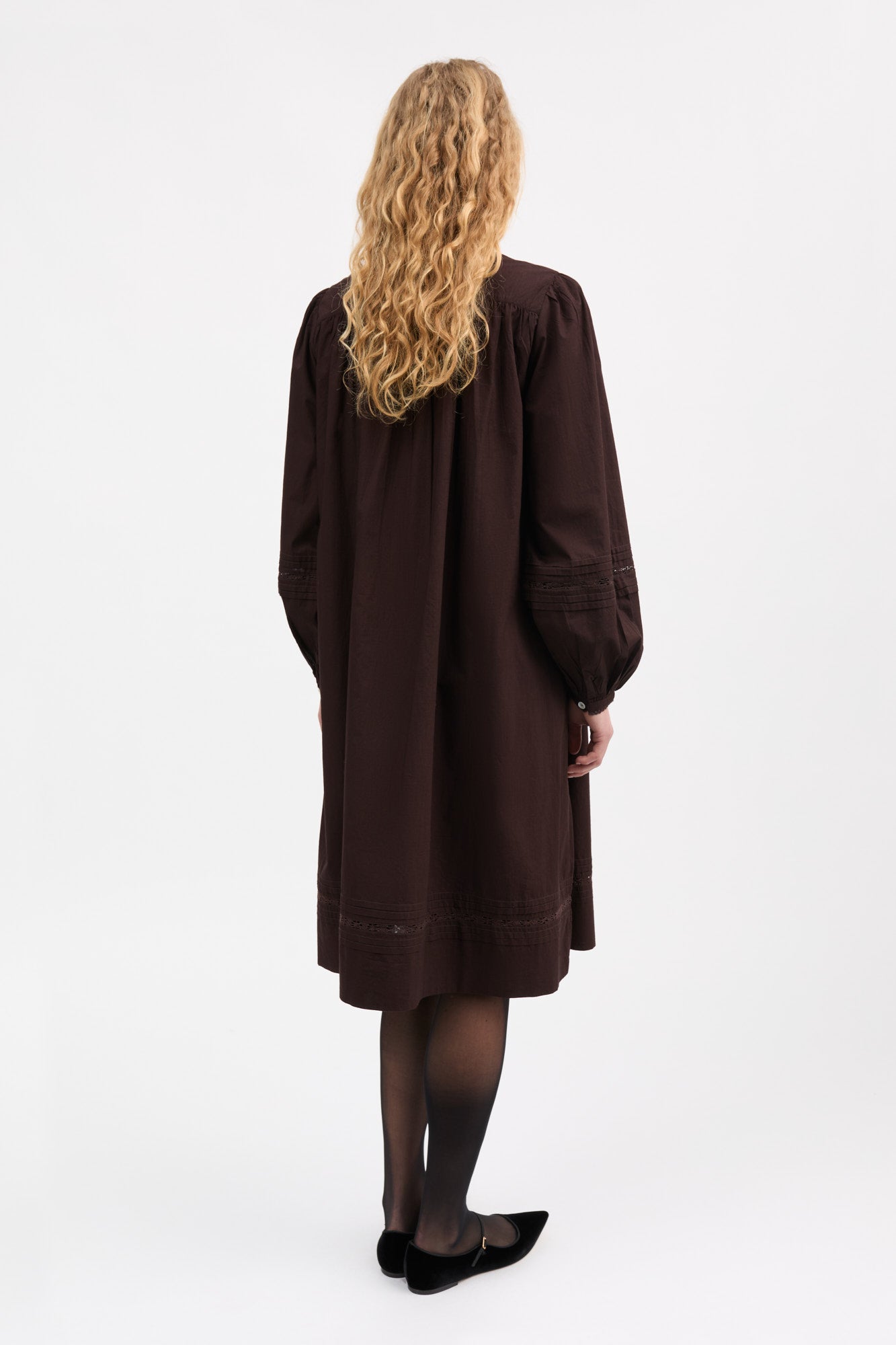 Skall Studio Leaf shirtdress Pants Dark brown